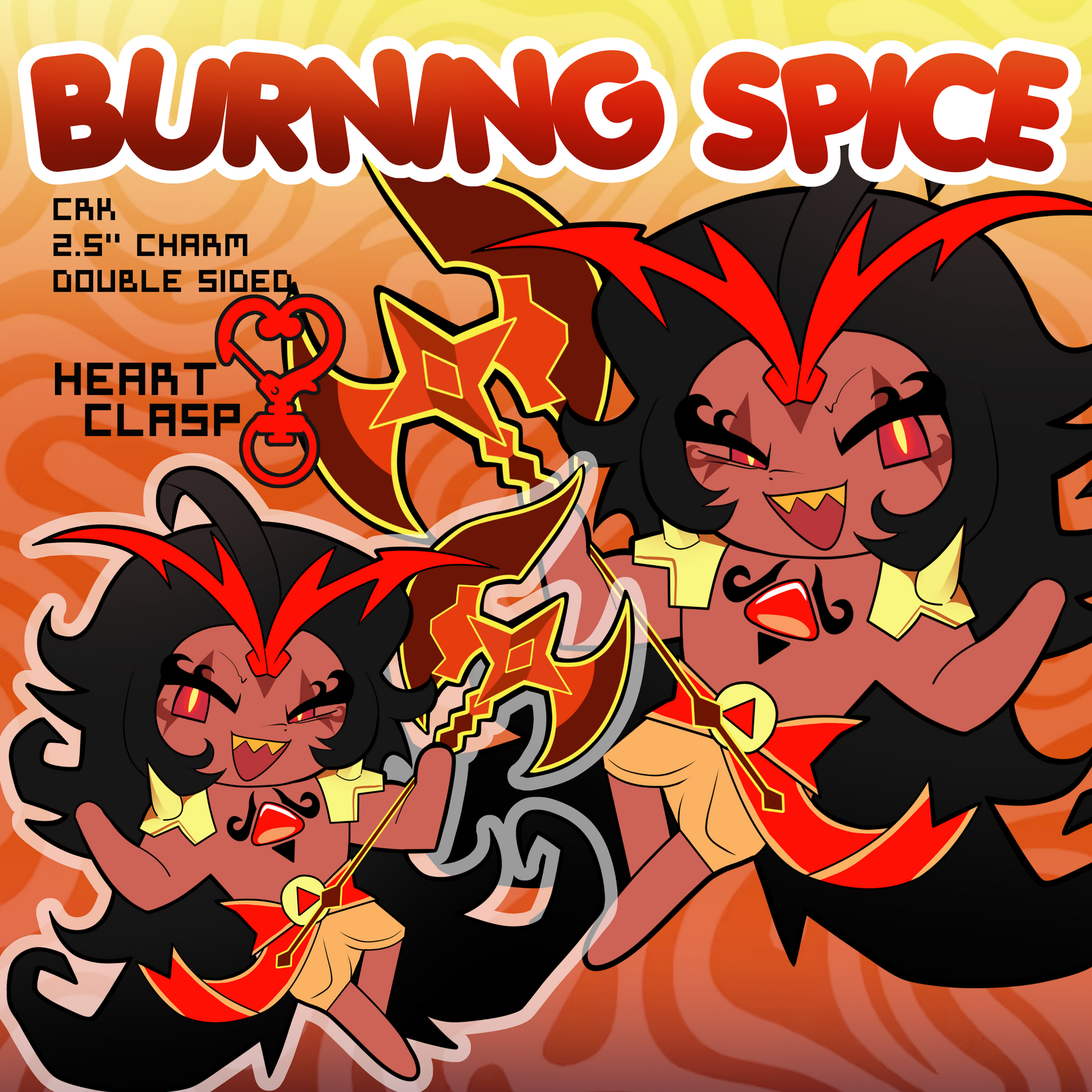 Burning Spice Keychain | Cookie Run Kingdom