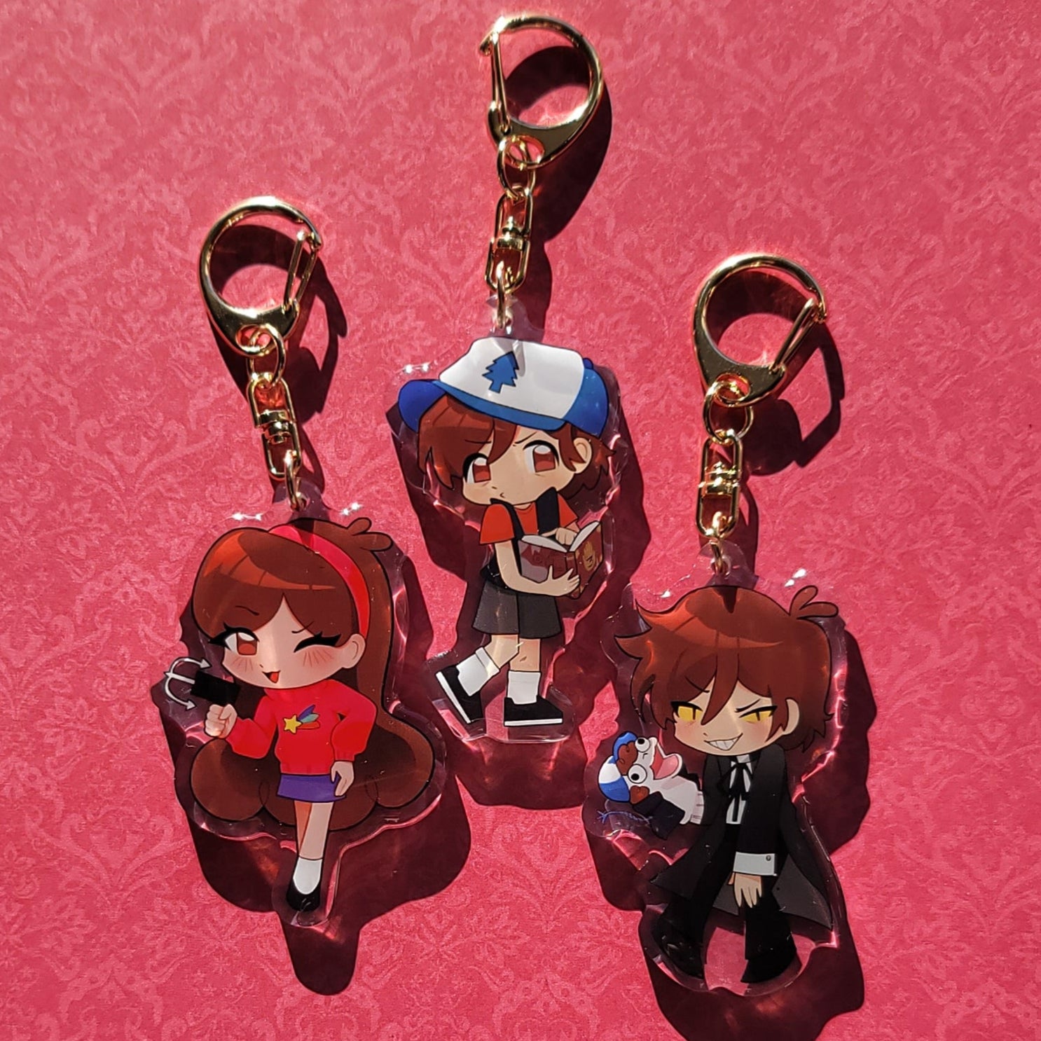 Gravity Falls Charm | Mabel, Dipper, Bipper