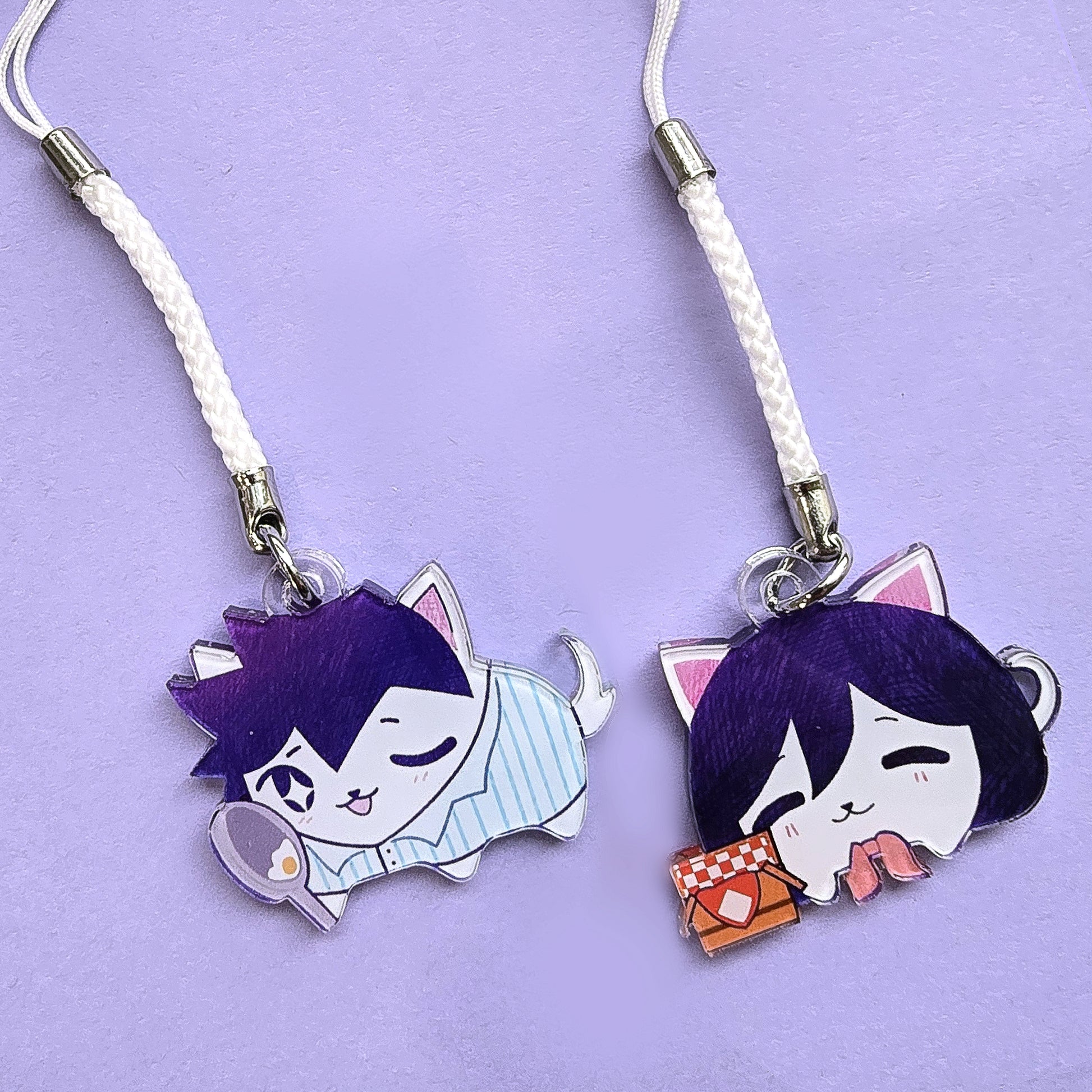 Omori Phone Charms