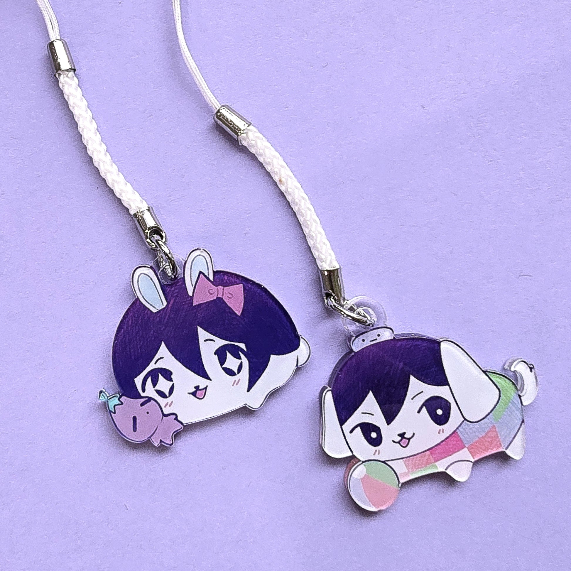 Omori Phone Charms
