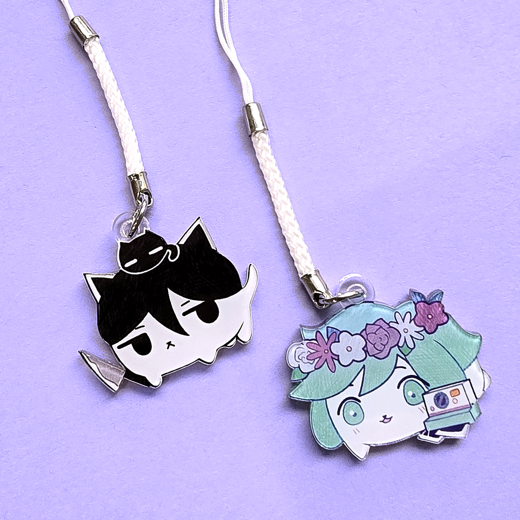 Omori Phone Charms