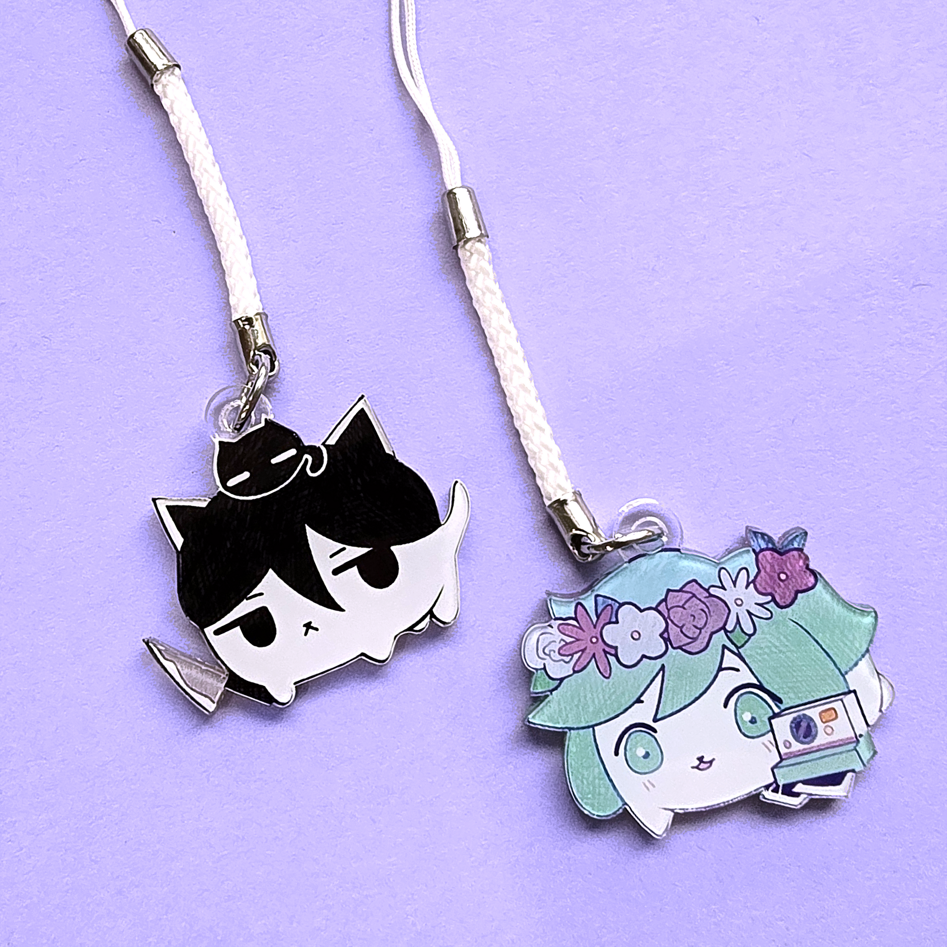Omori Phone Charms