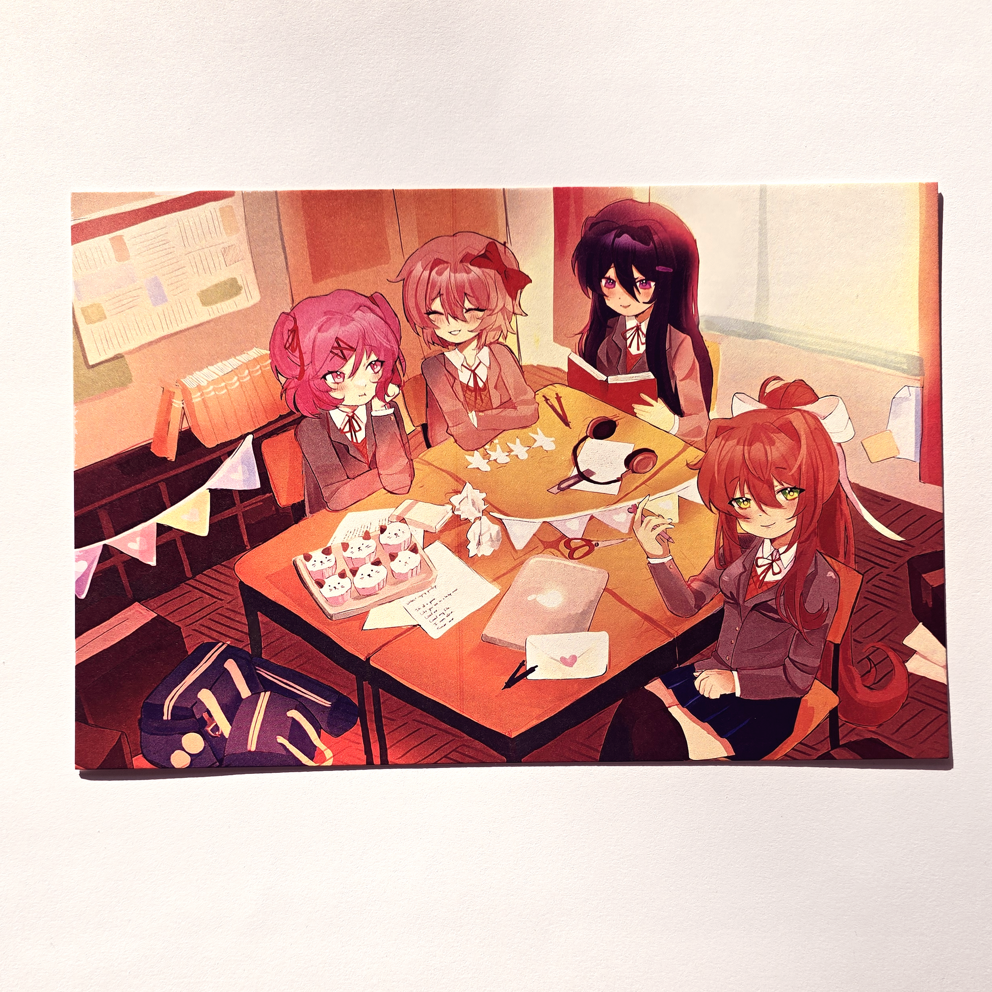 Doki Doki Literature Club (DDLC) 9x6 print