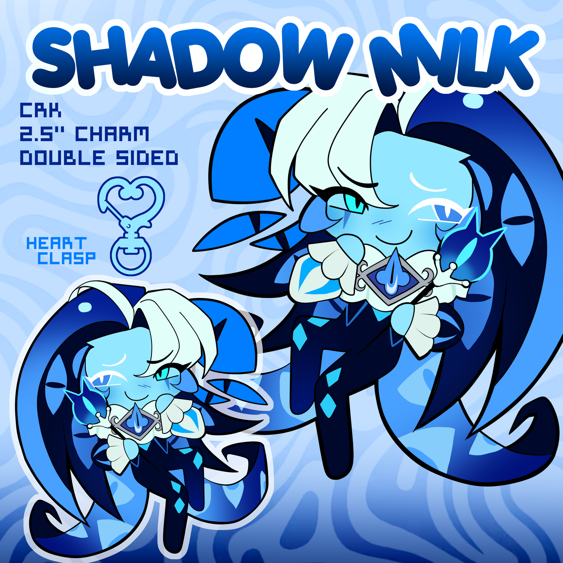 Shadow Milk Keychain | Cookie Run Kingdom